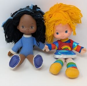Rainbow Brite and Indigo Vintage Dolls Hallmark 1983